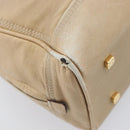 LOEWE Amazona 28 Hand Bag Leather Gold Auth BA16120-19
