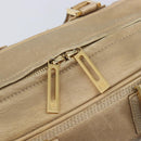 LOEWE Amazona 28 Hand Bag Leather Gold Auth BA16120-22