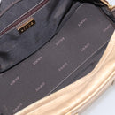 LOEWE Amazona 28 Hand Bag Leather Gold Auth BA16120-10