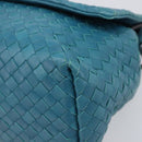 Bottega Veneta INTRECCIATO Shoulder Bag Leather Blue Auth BA16122A-10