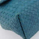 Bottega Veneta INTRECCIATO Shoulder Bag Leather Blue Auth BA16122A-14