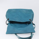 Bottega Veneta INTRECCIATO Shoulder Bag Leather Blue Auth BA16122A-17