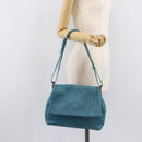 Bottega Veneta INTRECCIATO Shoulder Bag Leather Blue Auth BA16122A-23