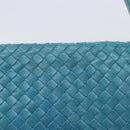 Bottega Veneta INTRECCIATO Shoulder Bag Leather Blue Auth BA16122A-3