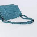 Bottega Veneta INTRECCIATO Shoulder Bag Leather Blue Auth BA16122A-8