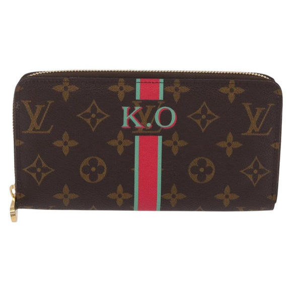 LOUIS VUITTON Monogram Zippy Wallet Long Wallet M60017 LV Auth BA16123A