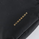 BURBERRY Backpack Nylon Black Gold Tone Auth BA16128A-23