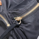 BURBERRY Backpack Nylon Black Gold Tone Auth BA16128A-31