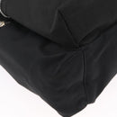 Dolce & Gabbana Shoulder Bag Canvas Black Silver Auth BA16129-12