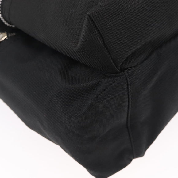 Dolce & Gabbana Shoulder Bag Canvas Black Silver Auth BA16129