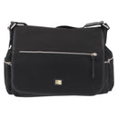 Dolce & Gabbana Shoulder Bag Canvas Black Silver Auth BA16129-2