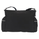 Dolce & Gabbana Shoulder Bag Canvas Black Silver Auth BA16129-3