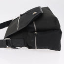 Dolce & Gabbana Shoulder Bag Canvas Black Silver Auth BA16129-5