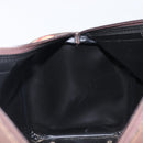 Burberrys Nova Check Boston Bag Canvas Beige Gold Tone Auth BA16134-19