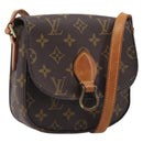 LOUIS VUITTON Monogram Saint Cloud PM Shoulder Bag M51244 LV Auth BA16135-1
