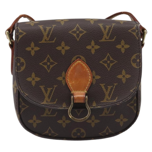 LOUIS VUITTON Monogram Saint Cloud PM Shoulder Bag M51244 LV Auth BA16135