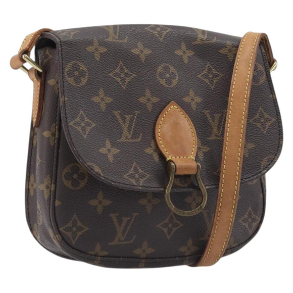 LOUIS VUITTON Monogram Saint Cloud MM Shoulder Bag M51243 LV Auth BA16137
