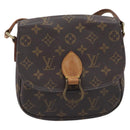 LOUIS VUITTON Monogram Saint Cloud MM Shoulder Bag M51243 LV Auth BA16137-13