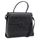 Balenciaga Hand Bag Leather 2way Black Gold Tone Auth BA16148-1