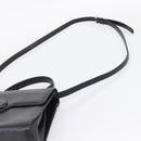 Balenciaga Hand Bag Leather 2way Black Gold Tone Auth BA16148-10