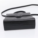 Balenciaga Hand Bag Leather 2way Black Gold Tone Auth BA16148-11
