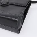 Balenciaga Hand Bag Leather 2way Black Gold Tone Auth BA16148-12