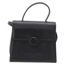 Balenciaga Hand Bag Leather 2way Black Gold Tone Auth BA16148-2
