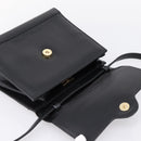 Balenciaga Hand Bag Leather 2way Black Gold Tone Auth BA16148-20
