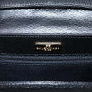 Balenciaga Hand Bag Leather 2way Black Gold Tone Auth BA16148-21