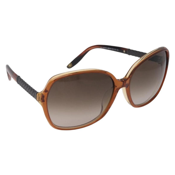 Bottega Veneta Sunglasses Plastic Brown Gold Tone Auth BA16149