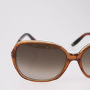 Bottega Veneta Sunglasses Plastic Brown Gold Tone Auth BA16149-4