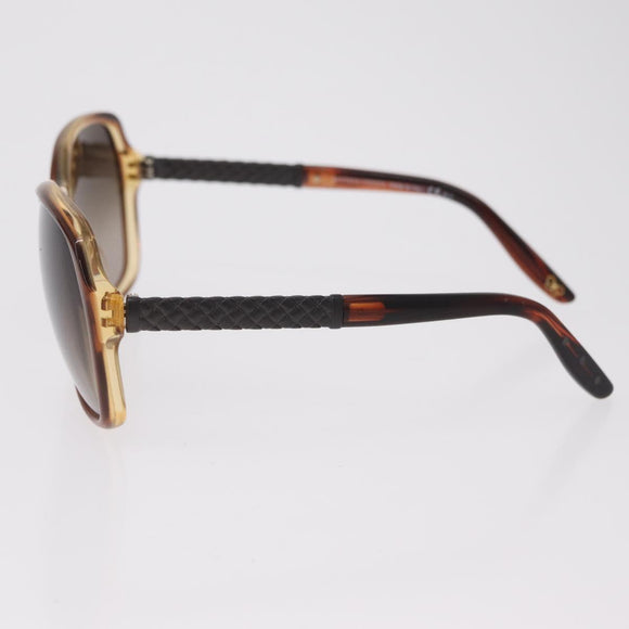 Bottega Veneta Sunglasses Plastic Brown Gold Tone Auth BA16149