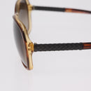 Bottega Veneta Sunglasses Plastic Brown Gold Tone Auth BA16149-9