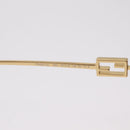 FENDI Sunglasses Metal Gold Tone Auth BA16153M-16