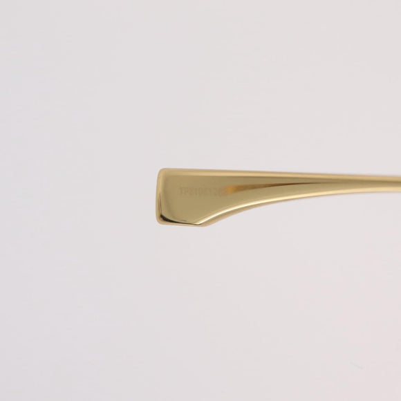 FENDI Sunglasses Metal Gold Tone Auth BA16153M