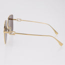 FENDI Sunglasses Metal Gold Tone Auth BA16153M-5
