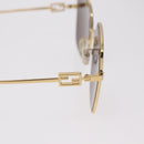 FENDI Sunglasses Metal Gold Tone Auth BA16153M-8