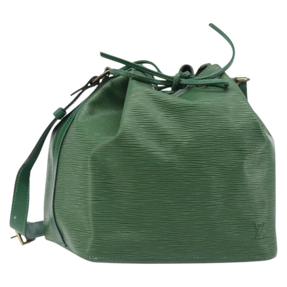 LOUIS VUITTON Epi Petit Noe Shoulder Bag Green M44104 LV Auth BA16162