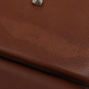 Burberrys Hand Bag Leather 2way Brown Silver Auth BA16165-20