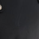 Salvatore Ferragamo Gancini Hand Bag Leather Black Silver Auth BA16166-3