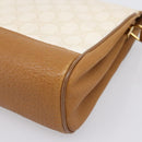 GUCCI GG Supreme Shoulder Bag PVC White Gold Tone 116 02 067 Auth BA16167-16