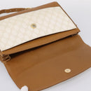 GUCCI GG Supreme Shoulder Bag PVC White Gold Tone 116 02 067 Auth BA16167-19