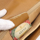 GUCCI GG Supreme Shoulder Bag PVC White Gold Tone 116 02 067 Auth BA16167-12