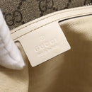 GUCCI GG Supreme Tote Bag PVC Beige Silver 211137 Auth BA16169-21