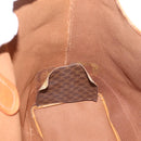 CELINE Macadam Tote Bag PVC Brown Gold Tone Auth BA16170-21
