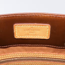 LOUIS VUITTON Monogram Vernis Reade MM Hand Bag Bronze M91143 LV Auth BA16171-24