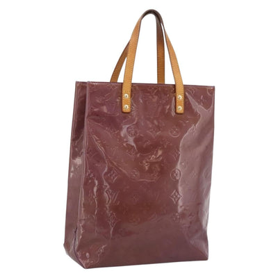 LOUIS VUITTON Monogram Vernis Reade MM Hand Bag Purple M91087 LV Auth BA16172