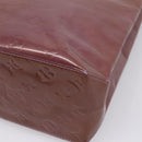 LOUIS VUITTON Monogram Vernis Reade MM Hand Bag Purple M91087 LV Auth BA16172-16