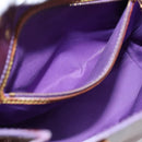 LOUIS VUITTON Monogram Vernis Reade MM Hand Bag Purple M91087 LV Auth BA16172-23