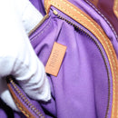 LOUIS VUITTON Monogram Vernis Reade MM Hand Bag Purple M91087 LV Auth BA16172-12